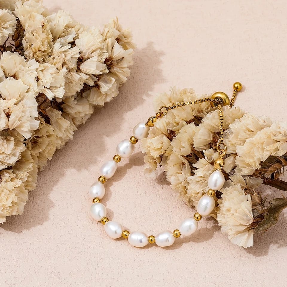 Bracelet Romantique Élégant en Perles
