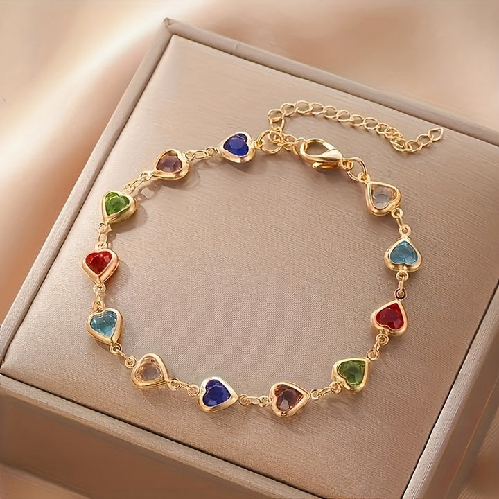 Bracelet original en forme de cœur
