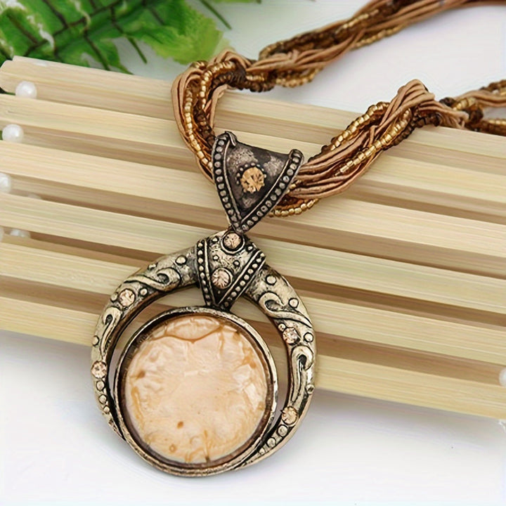 Collier Boho avec Pendentif