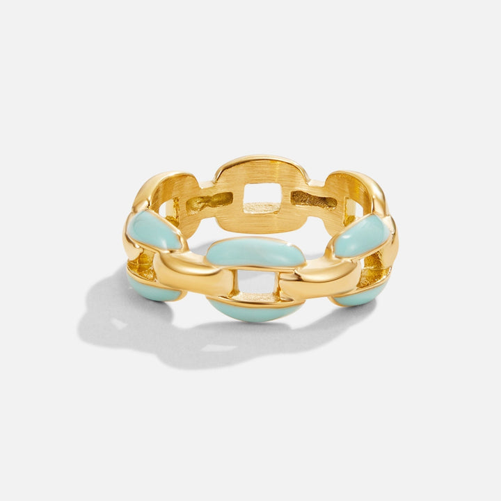 Reya Bague Chaîne Bleue