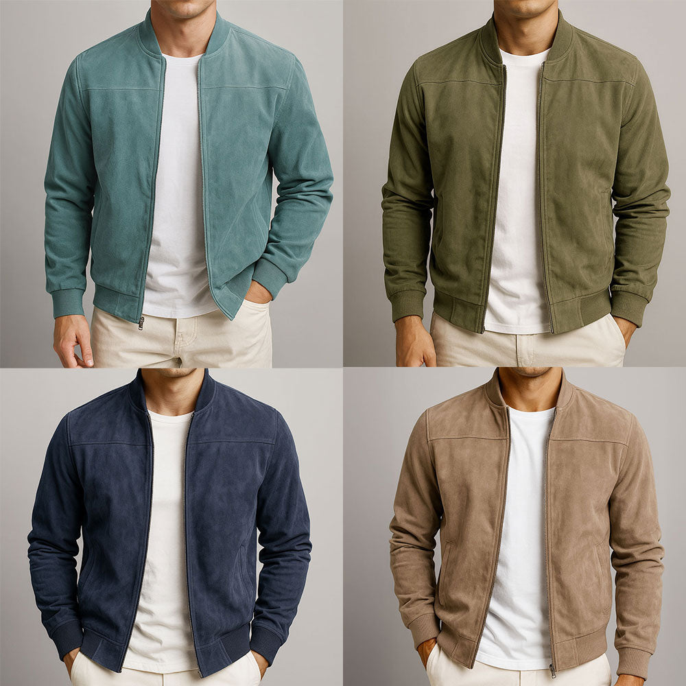 NORYNWEAR | VESTE EN CUIR SUEDE URBAINE