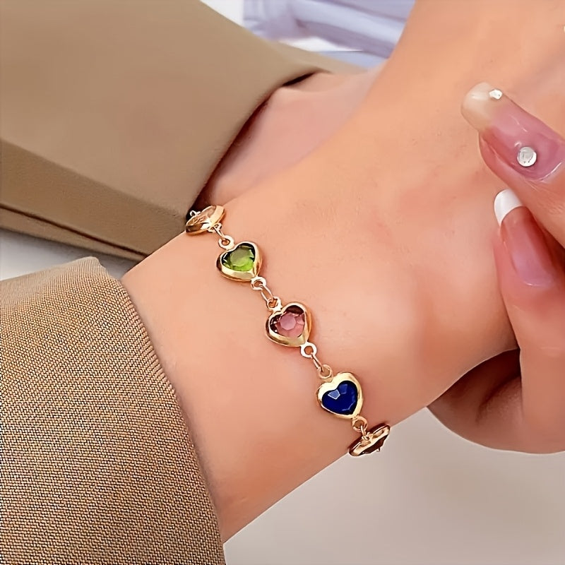 Bracelet original en forme de cœur