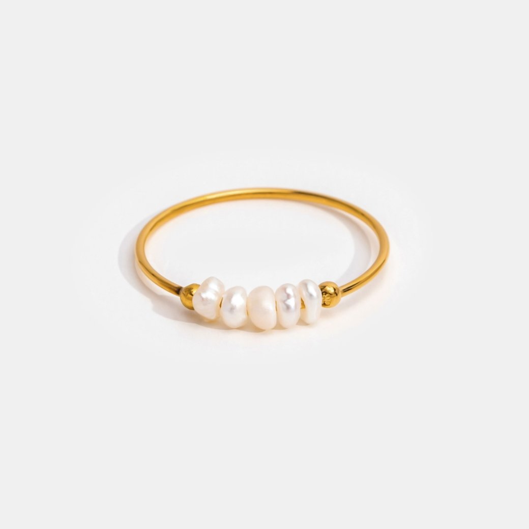 Grace - Bague en perles de culture
