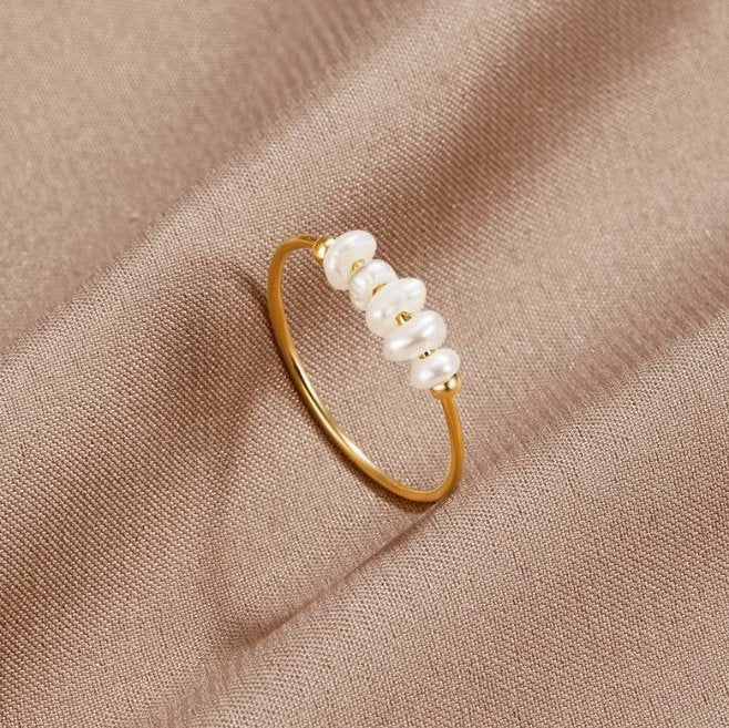 Grace - Bague en perles de culture