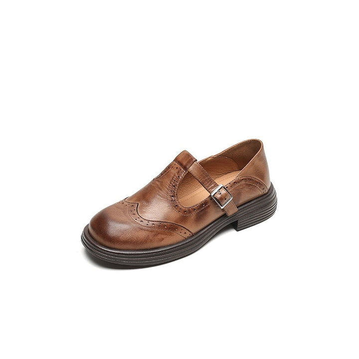 Mattea | Élégantes Mary Janes en Cuir