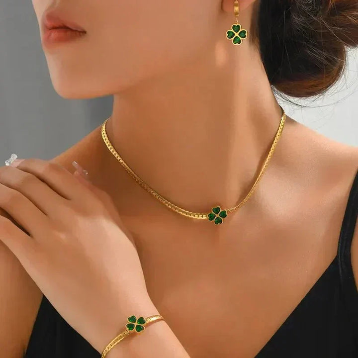 Set de Bijoux Trèfle