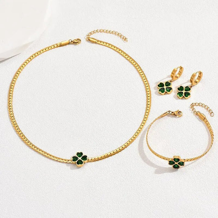 Set de Bijoux Trèfle