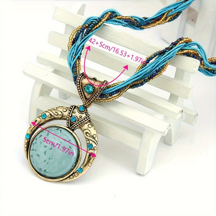Collier Boho avec Pendentif