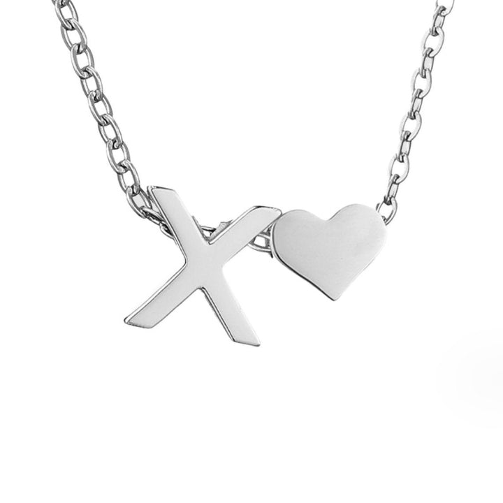 Collier Personnalisé Initiale et Cœur