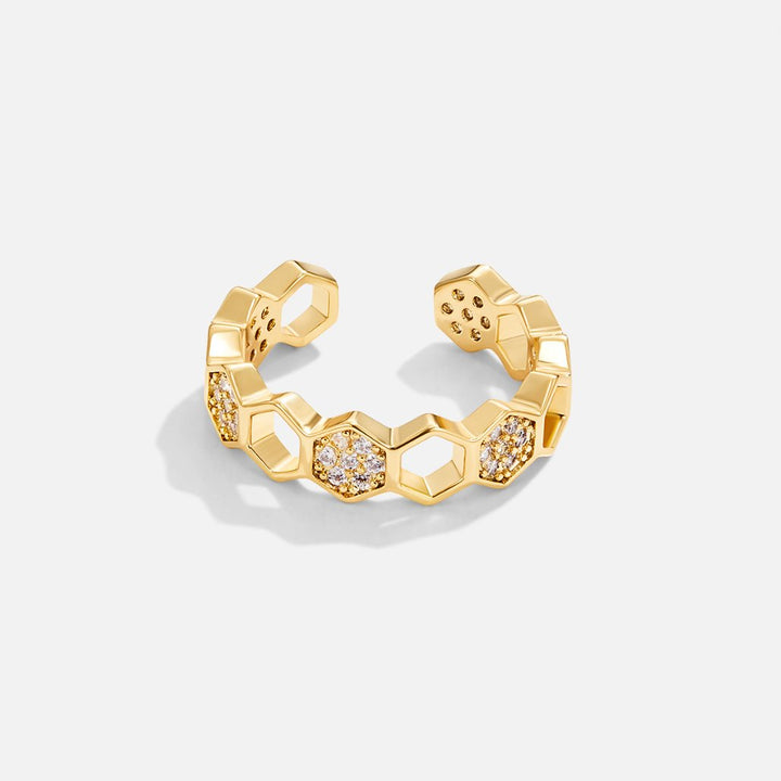 Bague - Or et cristaux