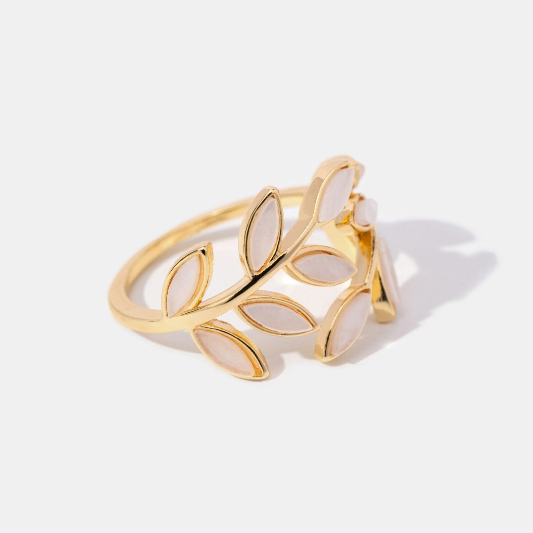 Serein - Anneau en Feuille d'Or