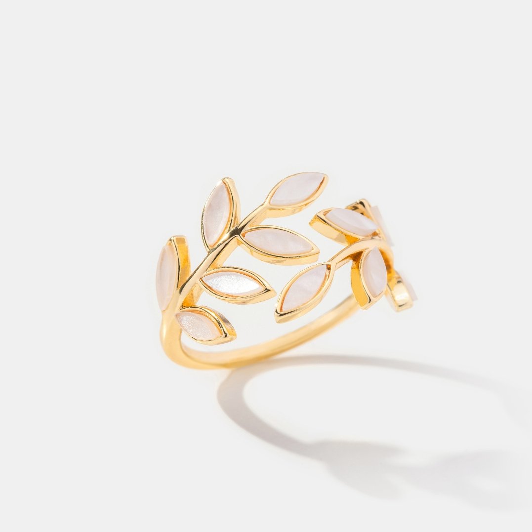 Serein - Anneau en Feuille d'Or
