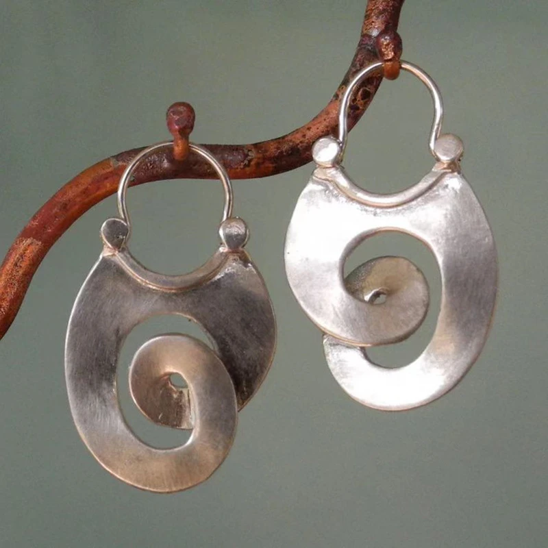 Boucles d'Oreilles Argent Vintage