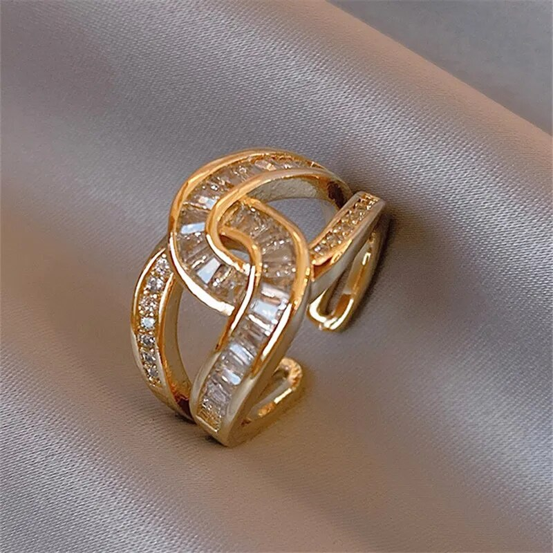 Unity - Bague élégante ajustable avec nœud