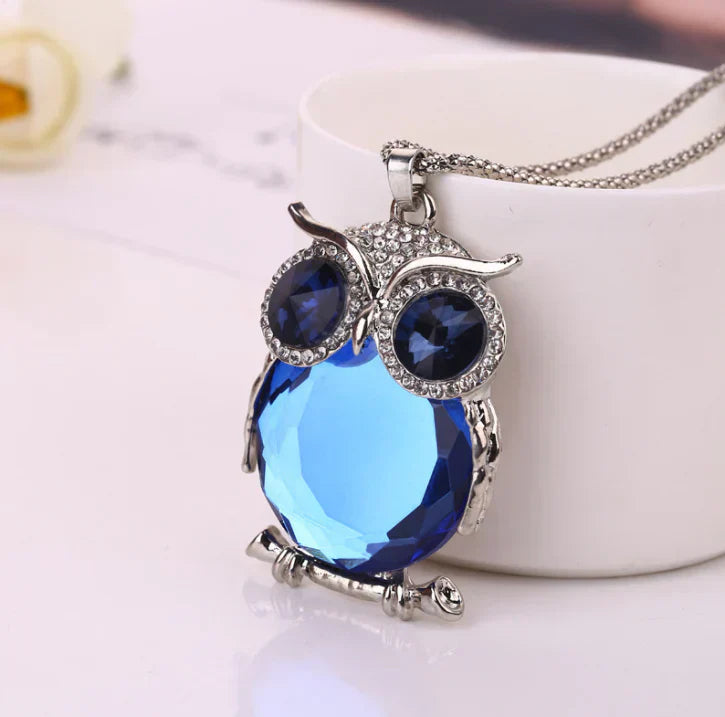 Collier hibou Lunaria