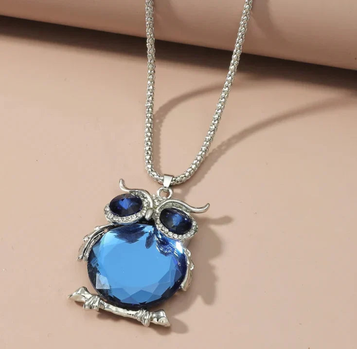 Collier hibou Lunaria