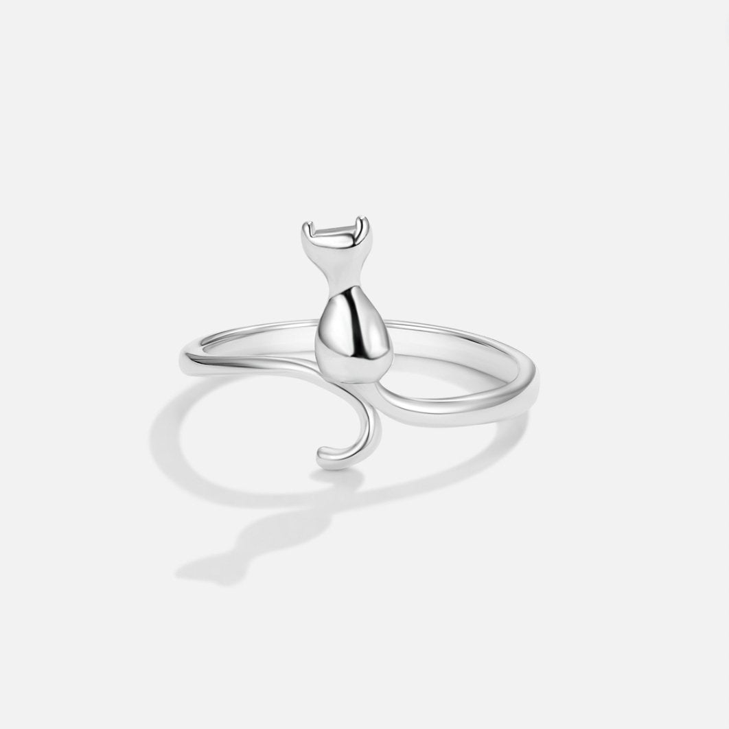 Bagues en Argent - Chat de Minuit