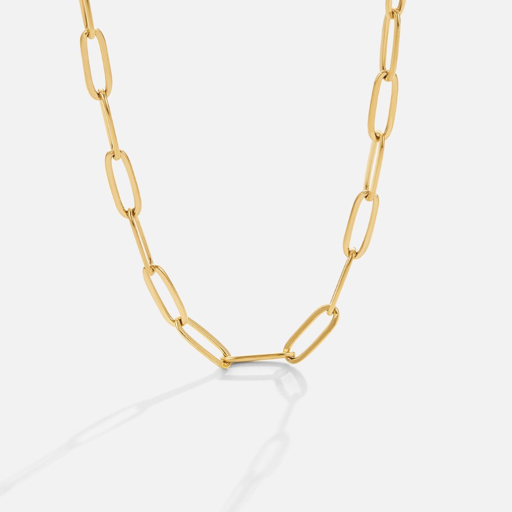 Collier classique en chaîne avec fermoir