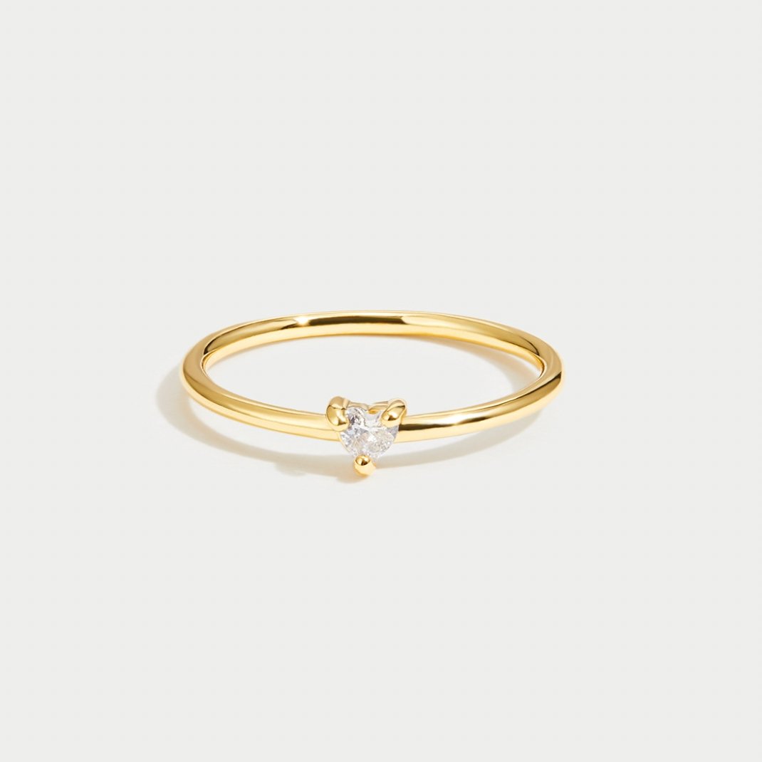 Amour - Bague en Cristal Élégante