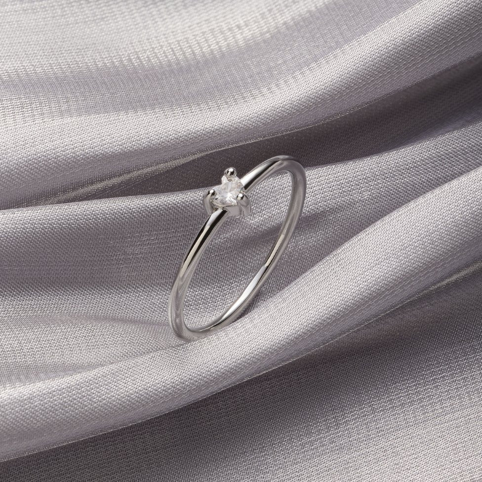 Anneau en cristal 'Petit Amour'
