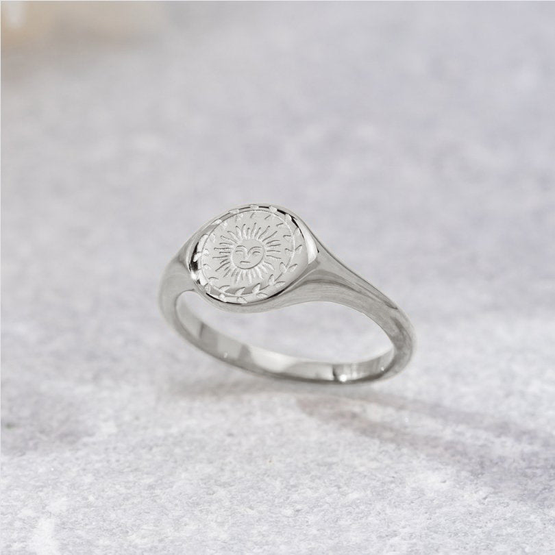 Bague en argent pour célébrer le solstice d'été