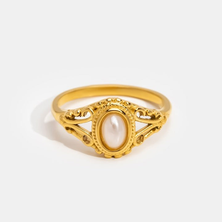 Royal - Bague Vintage avec Perles