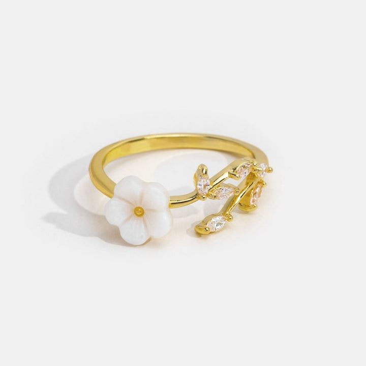 Rise - Anneau Floral Blanc